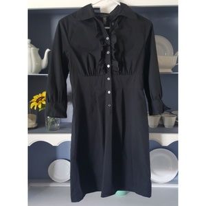 Banana Republic Black Button Down Dress